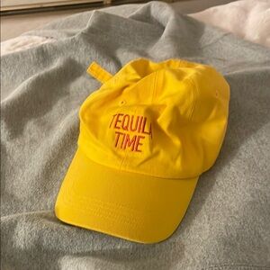 Yellow 'Tequila Time' Cap